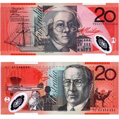 20 dolari australieni 20 dolari australieni