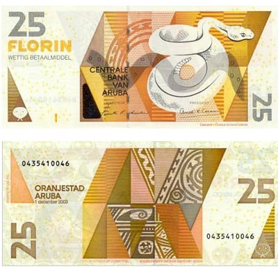 25 Florin Aruba 25 Florin Aruba