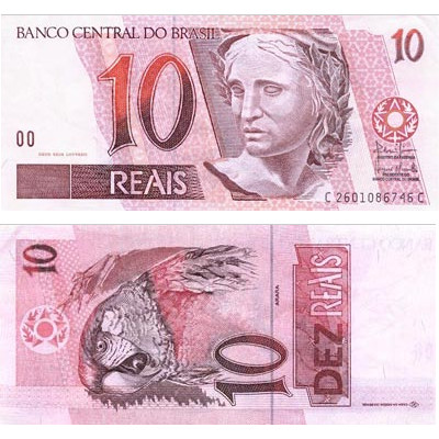 10 Brezilya reali 10 Brezilya reali
