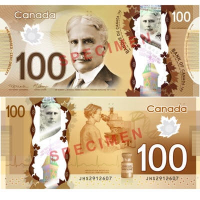 100 dolara kanadyjskiego 100 dolara kanadyjskiego