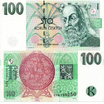 100 Koruna Czech