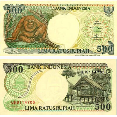500 Indonesian rupiahs 500 Indonesian rupiahs