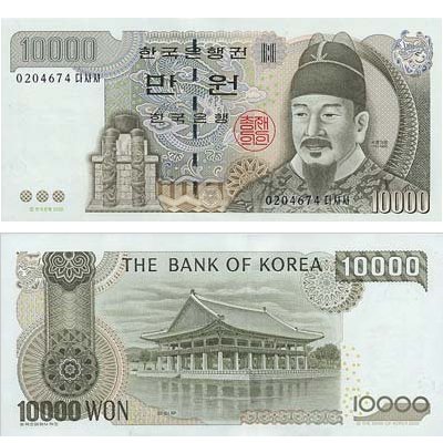 Currency Of South Korea: South Korean Won, Today's Rate